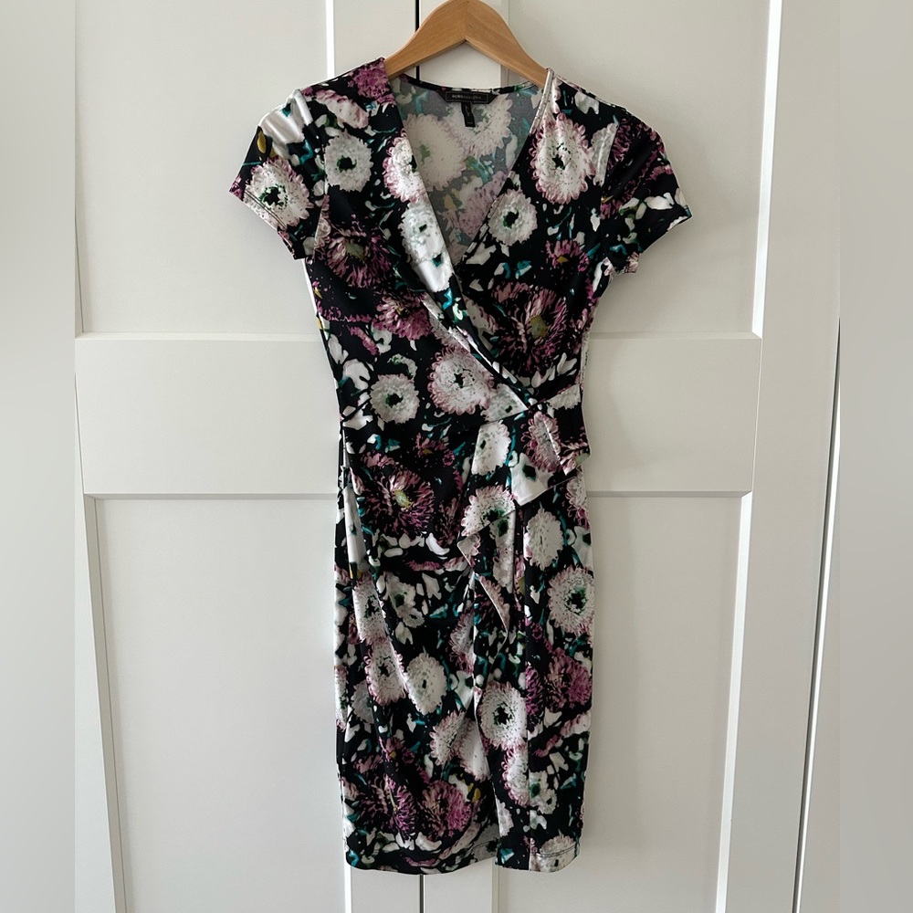 BCBG MaxAzria floral jersey dress XXS